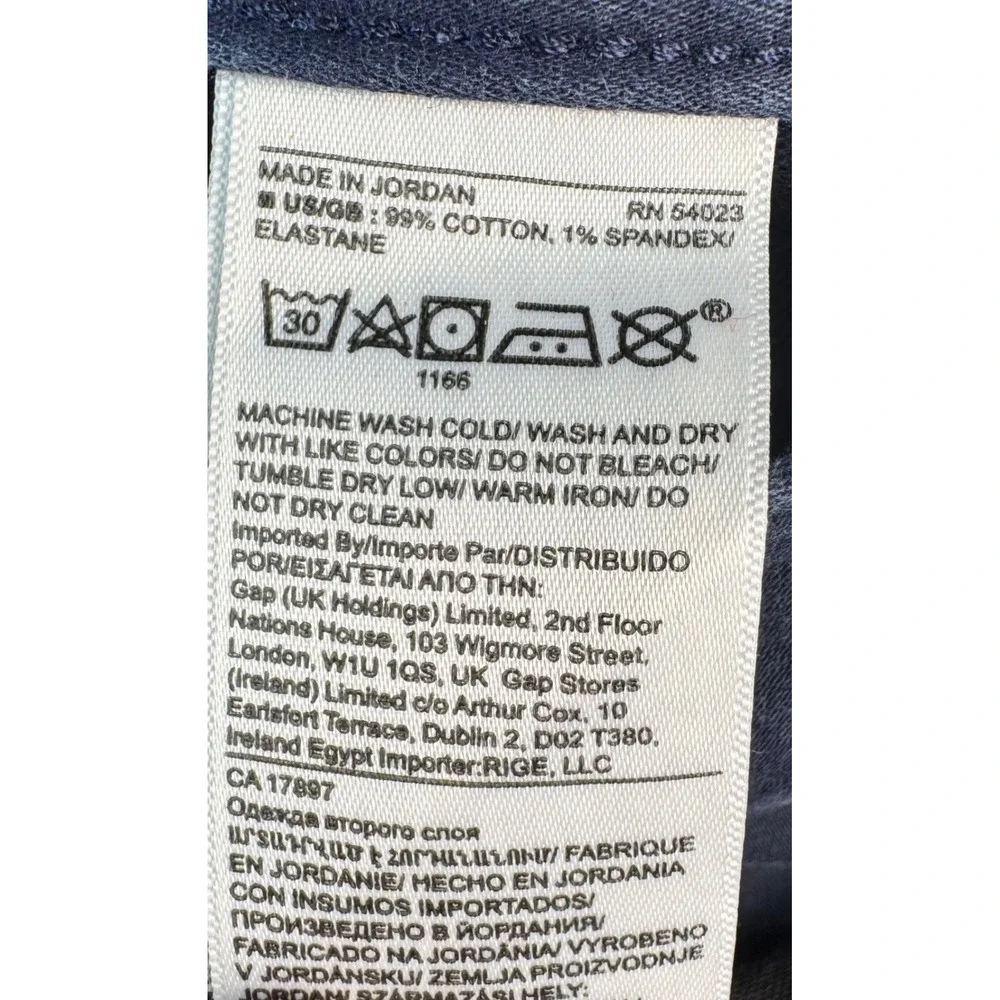Banana Republic Slim Traveler Navy Pants Men 32x32 Casual‎ Stretch Cotton Blend